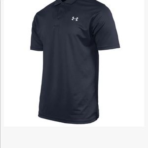 modern classic with an athletic performance fit, this polo is from Under Armour.